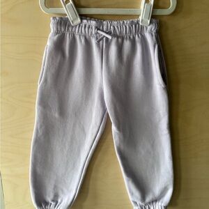 Zara Lavender warm and cozy Jogging pants with Topstitching
